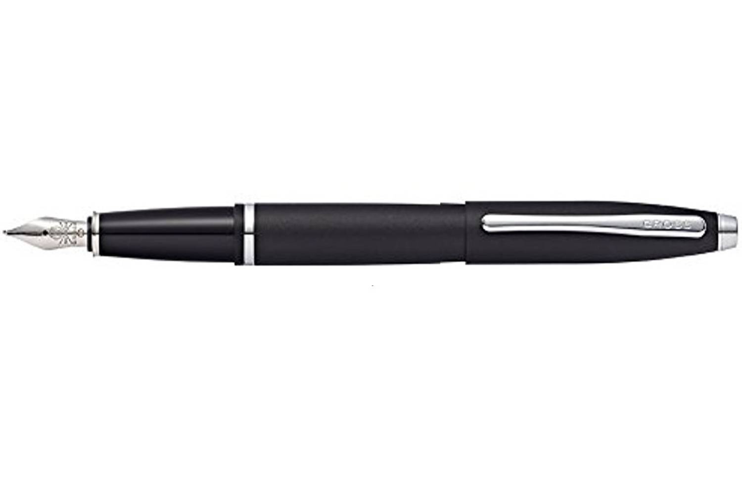 Cross Calais Collection with Medium Stainless Steel Nib Fountain Pen Matte Black