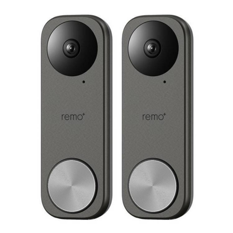 Remo+ RemoBell S Fast-Responding Smart Video Doorbell (2-Pack)