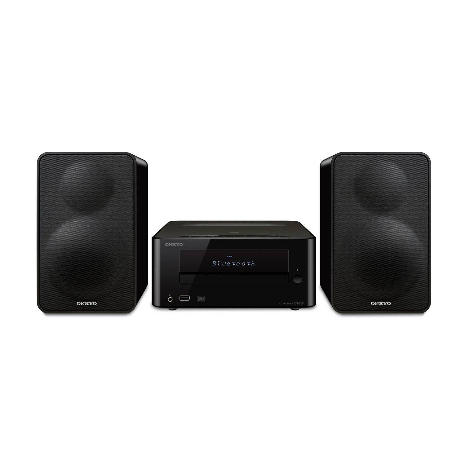Onkyo CS-265 Home Audio System CD Hi-Fi Mini Stereo System with Bluetooth (Black)