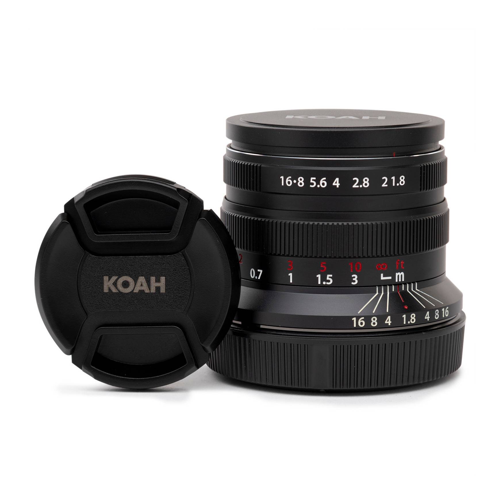 Koah Artisans Series 55mm f/1.8 Large Aperture Manual Focus Lens for Sony E (Black)