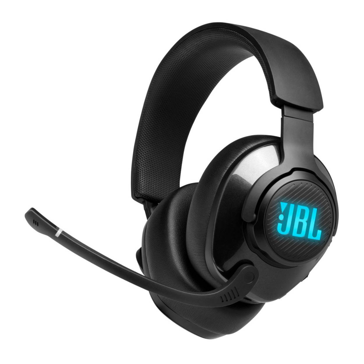 JBL Quantum 400 Wired Over-Ear Gaming Headphones with USB and Game-Chat Balance Dial (Black)