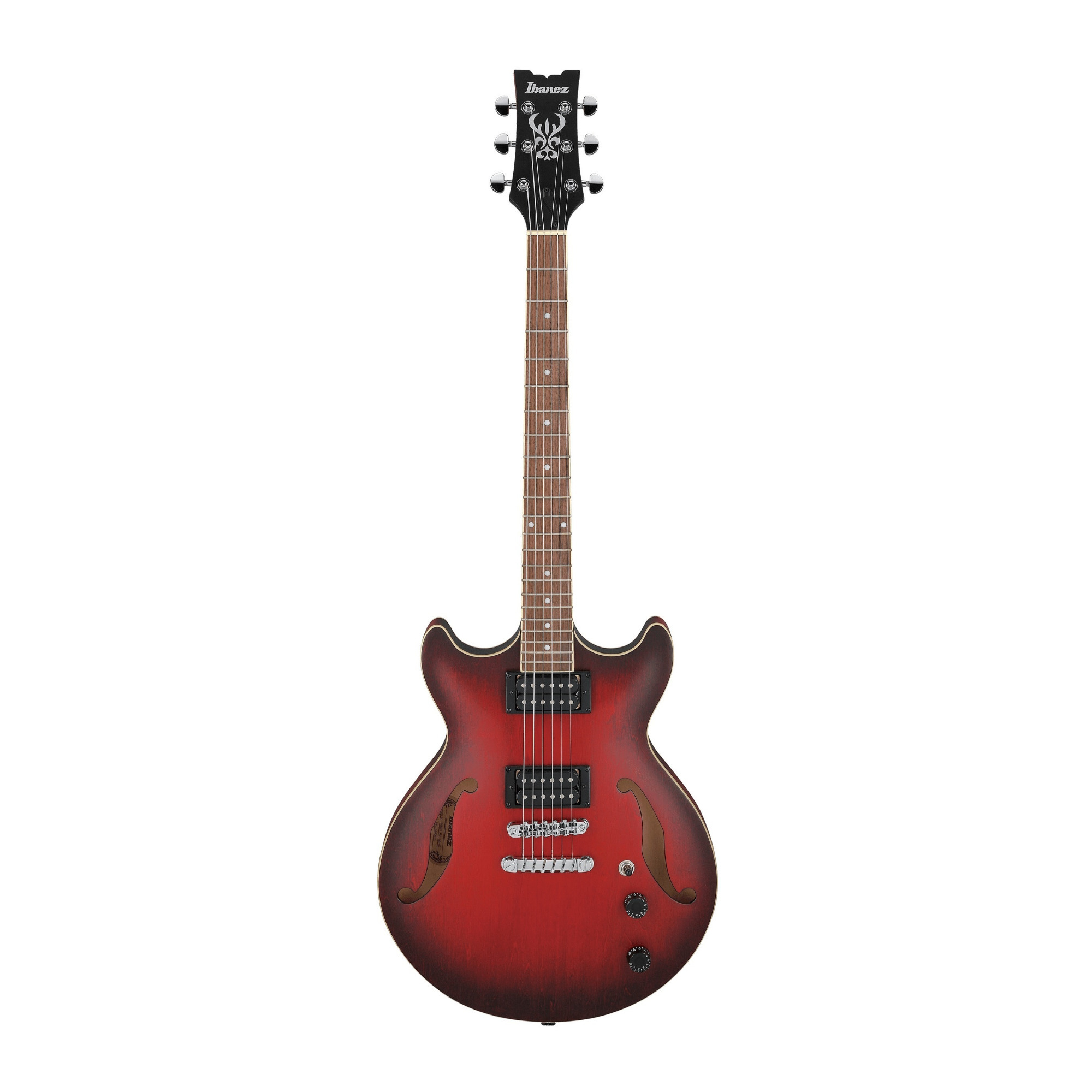 Ibanez AM53 Artcore Series 6-String Hollow-Body Electric Guitar (Right-Handed, Sunburst Red Flat) -  AM53SRF