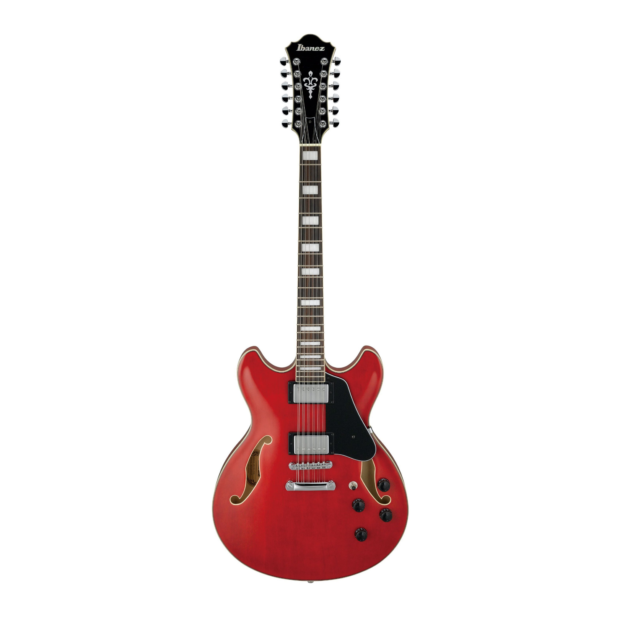 Ibanez AS Artcore 12-String Electric Guitar (Right-Handed, Transparent Cherry Red) -  AS7312TCD