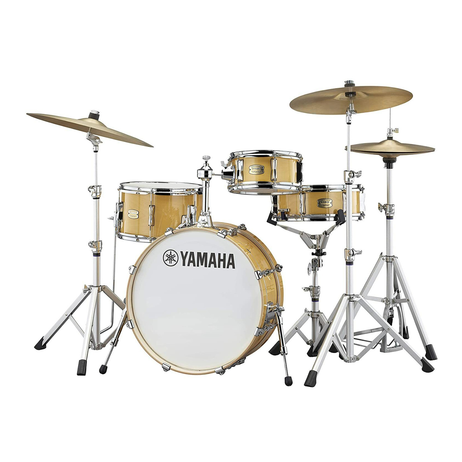 Yamaha SBP0F4H Stage Custom Hip 4-Piece Drum Shell Pack in Natural Wood -  SBP0F4HNW