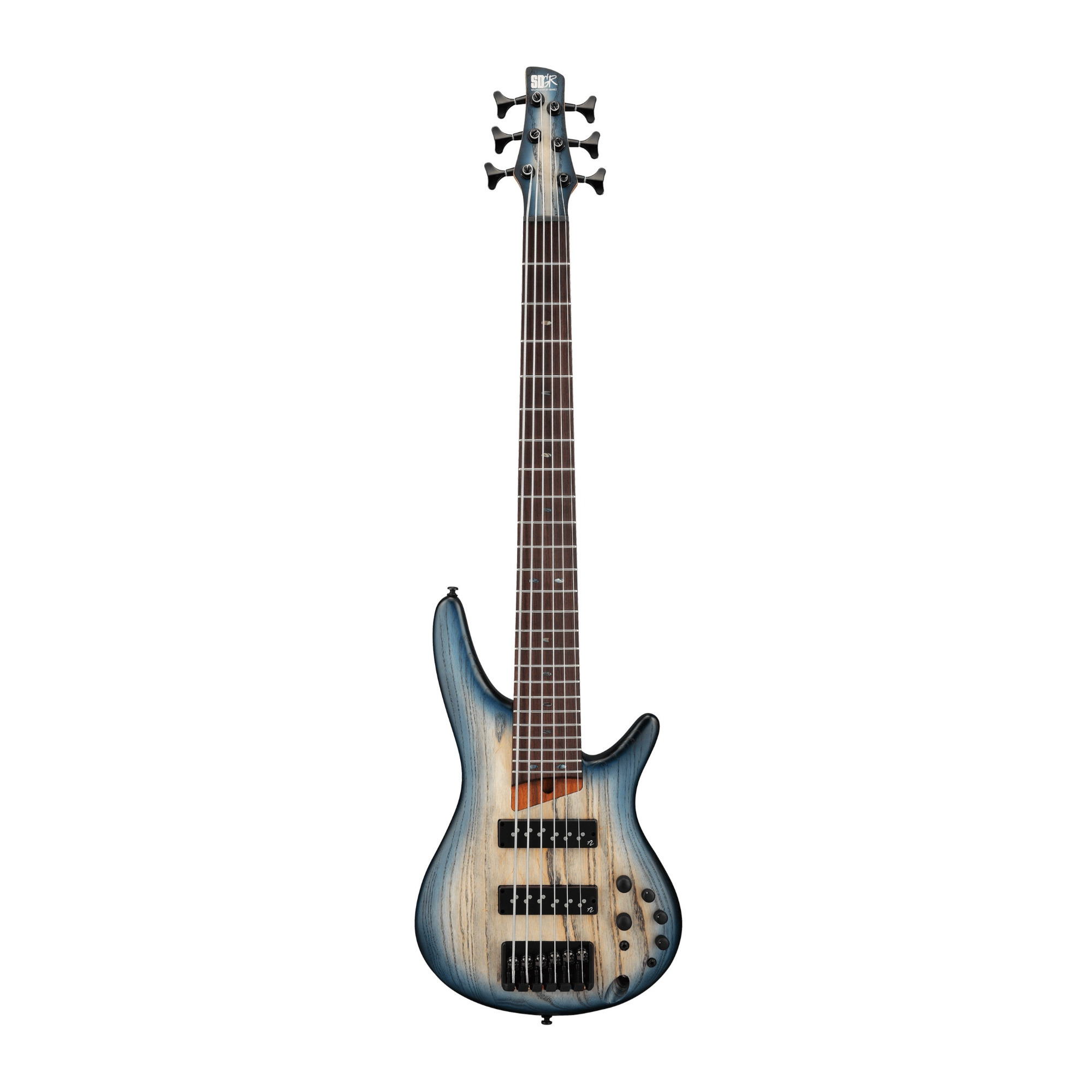 Ibanez SR Standard 6-String Electric Bass (Right-Handed, Cosmic Blue Starburst Flat) -  SR606ECTF