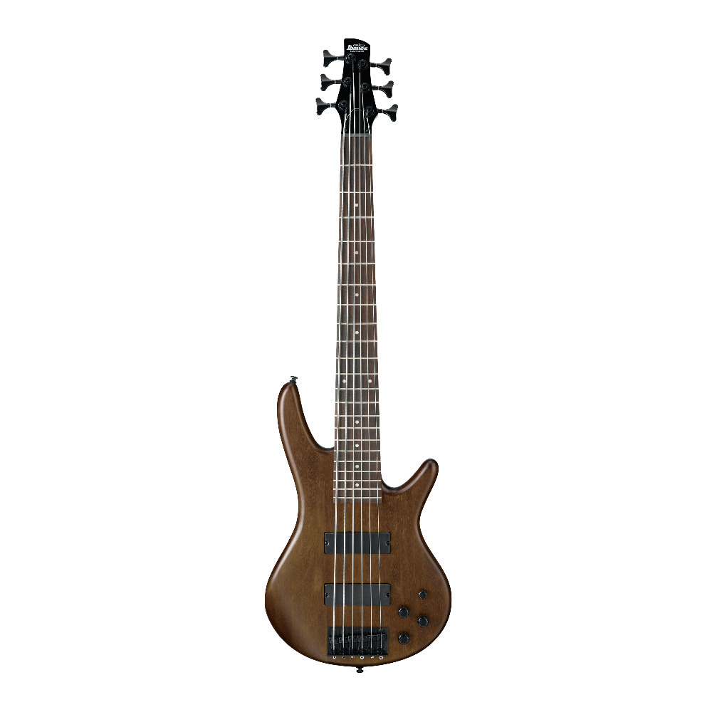 6-String Electric Bass Guitar (Walnut Flat Finish) in Brown - Ibanez GSR206BWNF