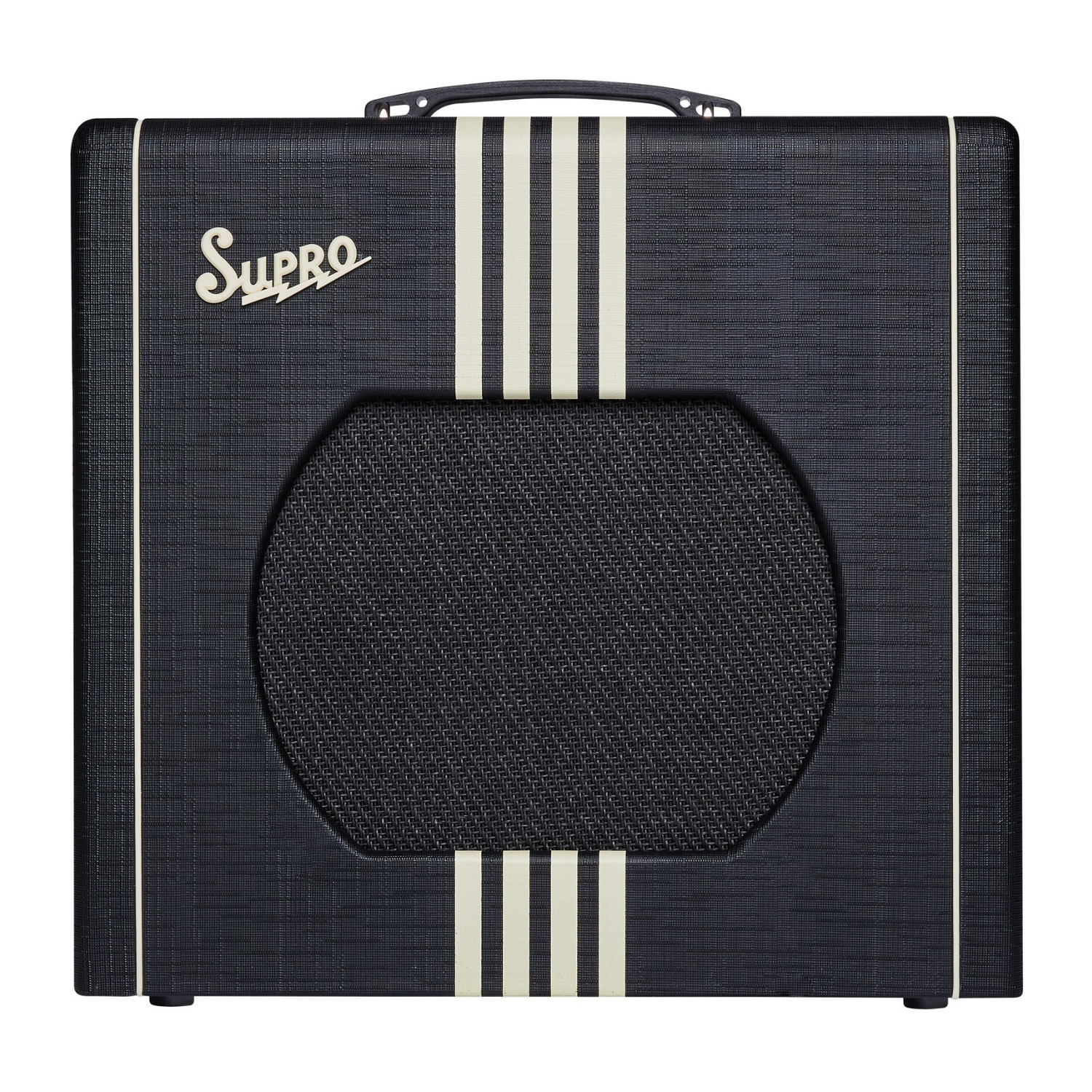 Supro Delta King 12 15-Watt 1x12-Inch Tube Guitar Combo Amp (Black and Cream) in Black/Cream -  1822RBC