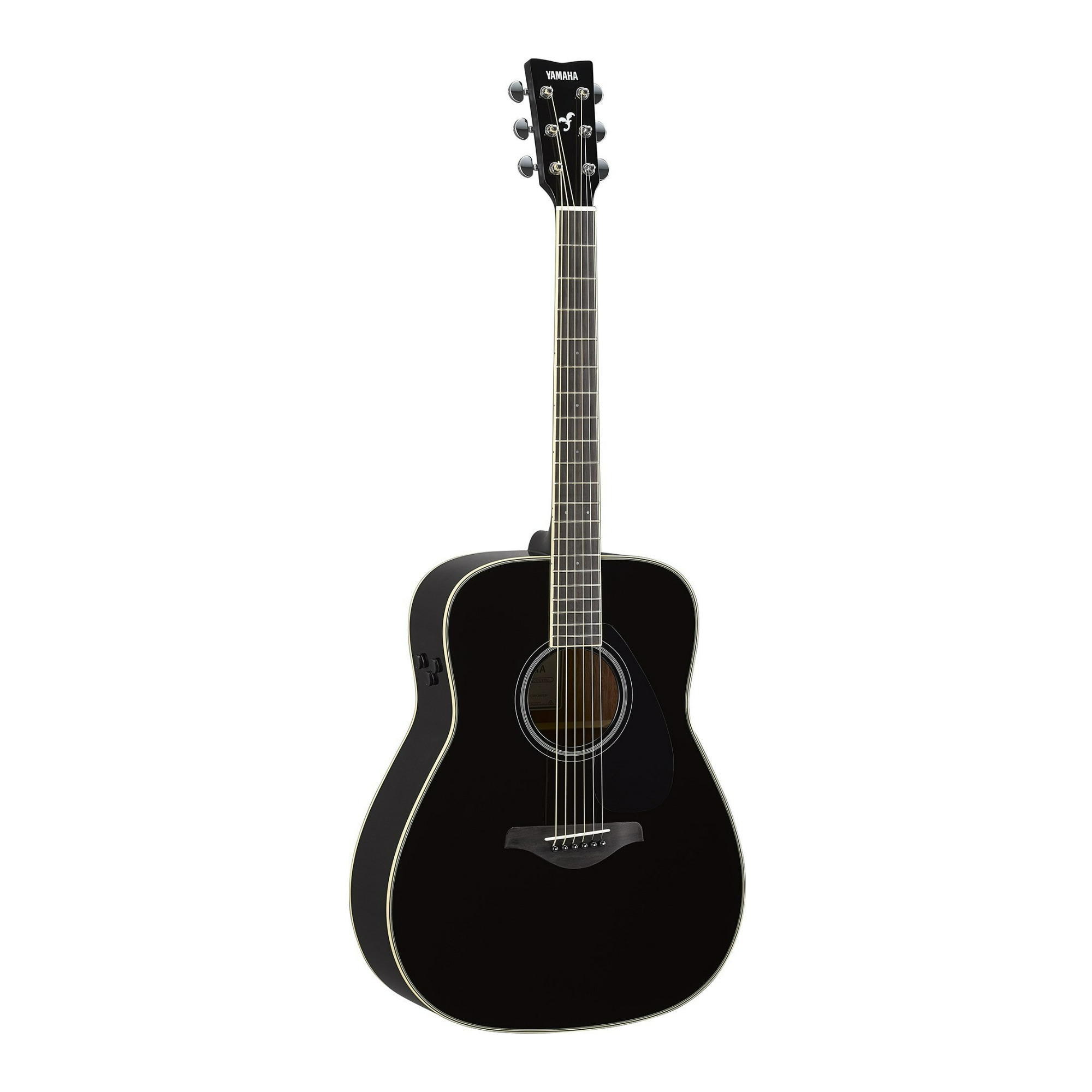 Yamaha FG-TA 6-String Transacoustic Guitar (Black, Right-Handed) -  FG-TABL