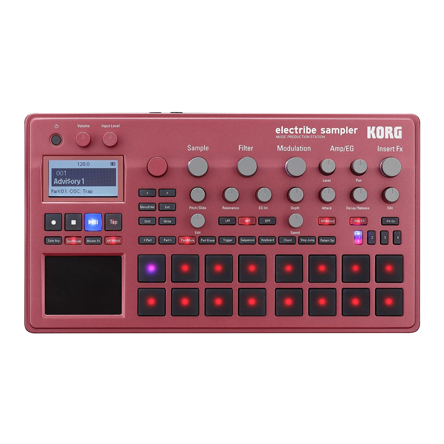 Korg Electribe Music Production Station in Red -  ELECTRIBE2SRD