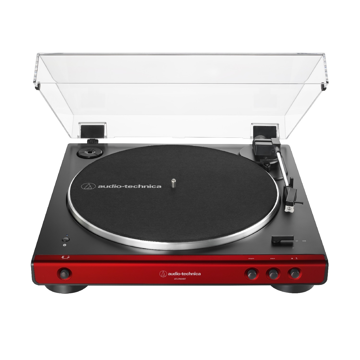 Audio-Technica AT-LP60XBT Bluetooth Fully Automatic Stereo Turntable in Red -  AT-LP60XBT-RD