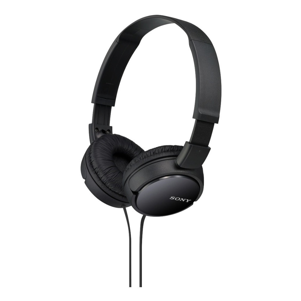 Sony ZX110 Over-Ear Dynamic Stereo Folding Headphones in Black -  MDRZX110/BLK