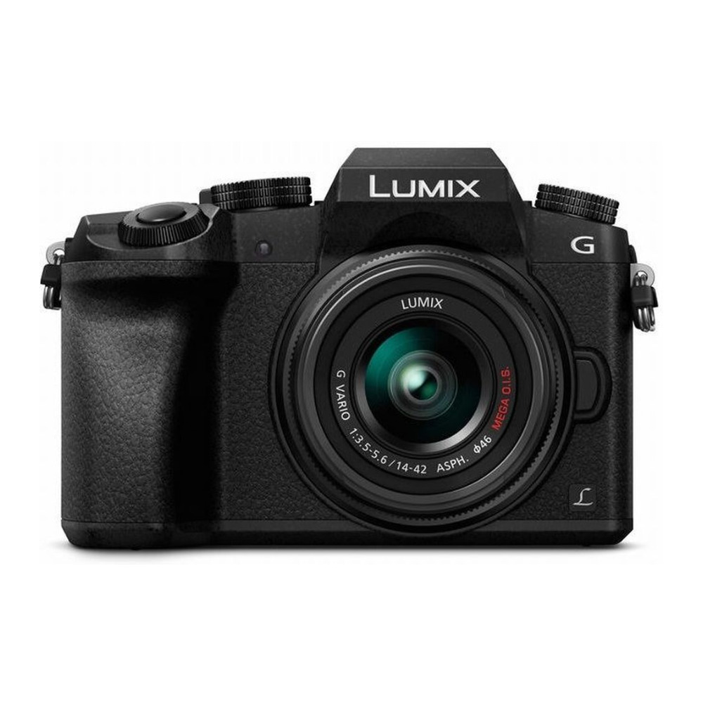 Panasonic LUMIX G7 Mirrorless Camera with 14-42mm f/3.5-5.6 Camera Lens in Black