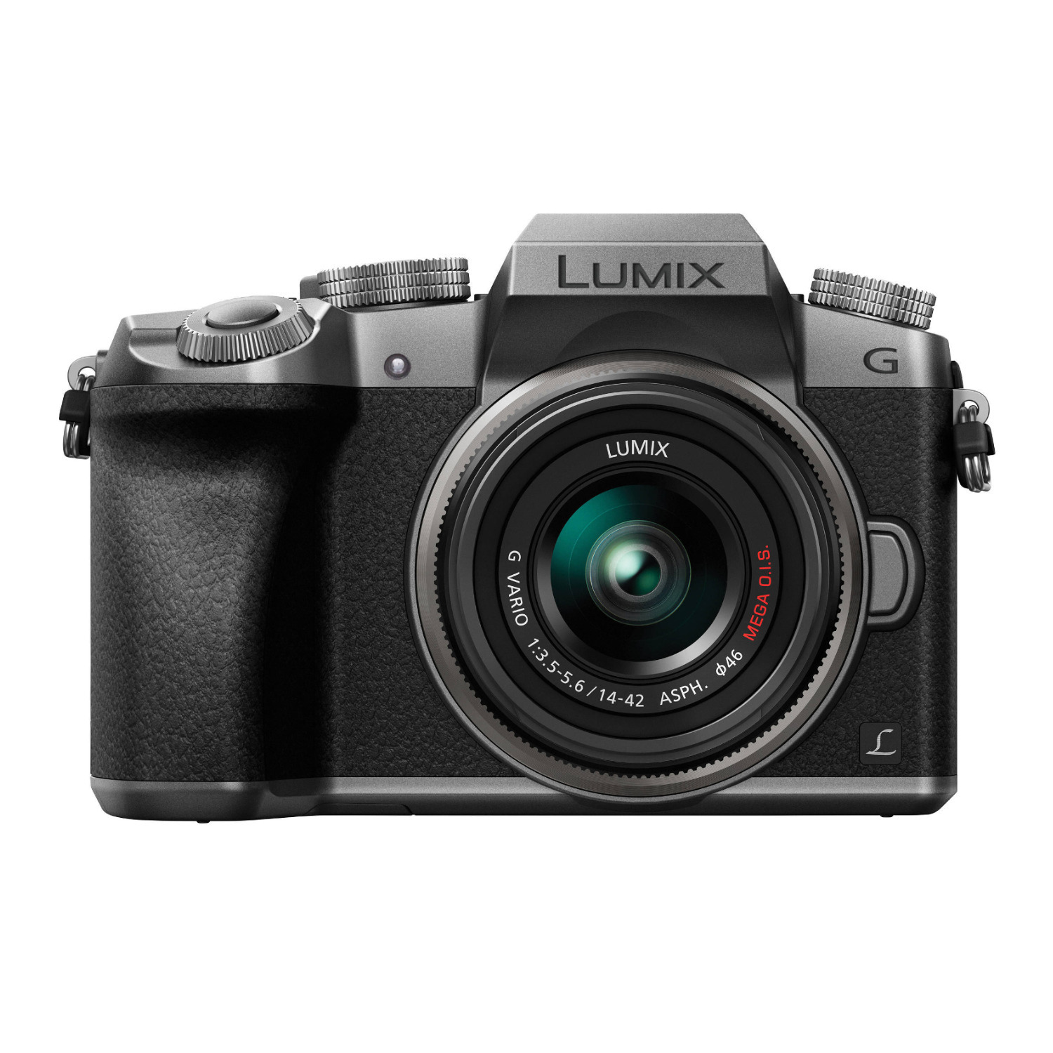 Panasonic LUMIX G7 Mirrorless Camera with 14-42mm f/3.5-5.6 Camera Lens in Silver
