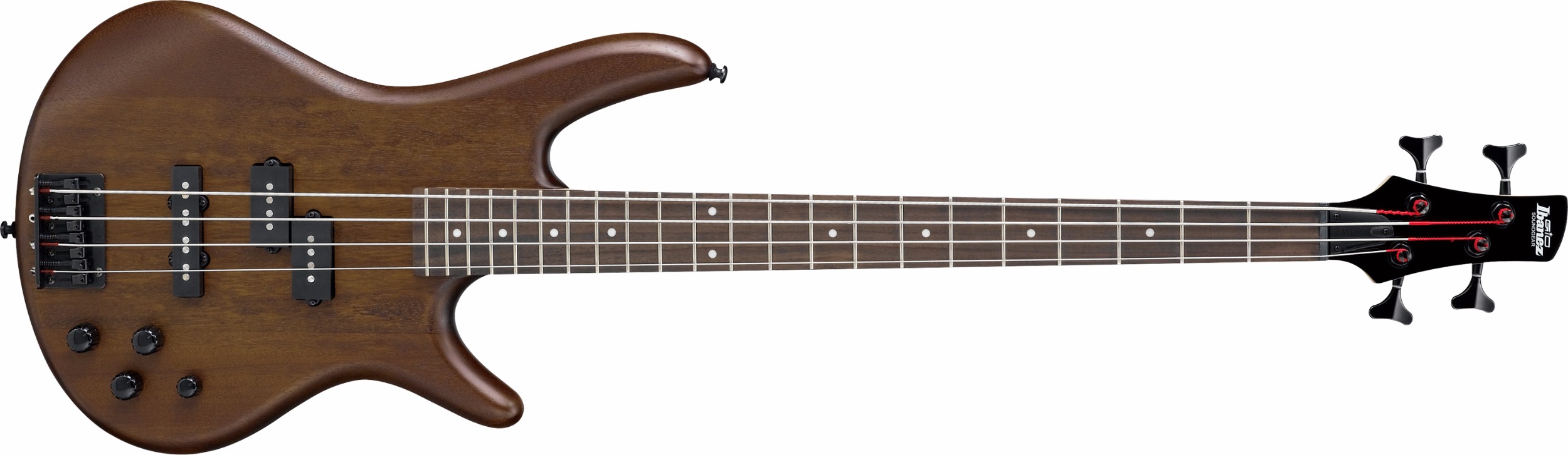 Ibanez GSR200B GIO 4-String Electric Bass Guitar (Walnut Flat Brown) -  GSR200BWNF